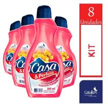 Kit 8 Limpador Perfumado Casa E Perfume Sensazione 500ml