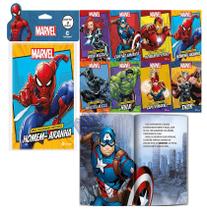 Kit 8 Livrinhos Disney Marvel Lembrancinhas Aniversário - Culturama