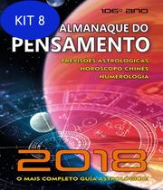 Kit 8 Livro Almanaque Do Pensamento - 2018