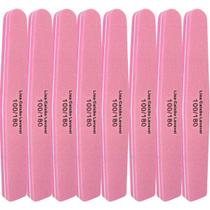 Kit 8 Lixas Caixão Buffer Polidora Unha 100/180 - Fada Color