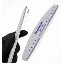 Kit 8 Lixas Régua Fina Lavável 100/100 - Helen Color Kit 8 Lixas Régua Fina Lavável 100/100 - Helen Color