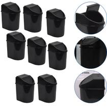 Kit 8 Lixeira Basculante Multiuso Tampa 12 L Eco Nature