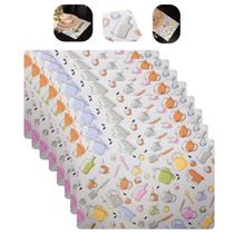 Kit 8 Lugar Americano de Plástico Retangular Versátil Decorativo Durável Lyor