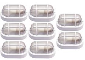 Kit 8 Luminária Arandela Tartaruga Ultron Externa Com Grade