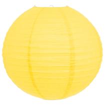 Kit 8 Luminária Japonesa Papel 40 cm Amarela