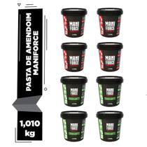 Kit 8 Maniforce Pasta De Amendoim 1kg Revender Renda Extra