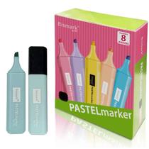 Kit 8 Marca Textos Bismark YES Azul Pastel Alta Qualidade de Marcação Durabilidade Material Escolar Kit 8 Marca Textos Bismark YES Azul Pastel Alta Qualidade de Marcação Durabilidade Material Escolar