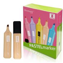 Kit 8 Marca Textos Bismark YES Laranja Pastel Alta Qualidade Marcação Durabilidade Material Escolar Kit 8 Marca Textos Bismark YES Laranja Pastel Alta Qualidade Marcação Durabilidade Material Escolar