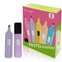 Kit 8 Marca Textos Bismark YES Lilás Pastel Alta Qualidade de Marcação Durabilidade Material Escolar Kit 8 Marca Textos Bismark YES Lilás Pastel Alta Qualidade de Marcação Durabilidade Material Escolar