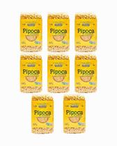 KIT - 8 Milho De Pipoca Orgânico Alto Vácuo Ecobio 500g - 1un de milho para pipoca organico