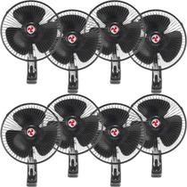 Kit 8 Mini Ventilador Veicular Carro Caminhão Ônibus De 20cm