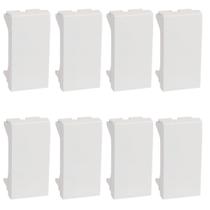 Kit 8 Módulo Tampo Cego Pial Plus 631047 Cor Bege