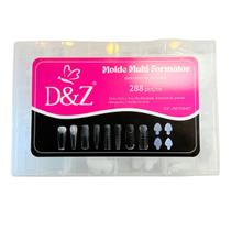 Kit 8 Molde F1 Adesivo Francesa D&Z Reutilizável 288 Peças Kit 8 Molde F1 Adesivo Francesa D&Z Reutilizável 288 Peças