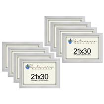Kit 8 Molduras Porta Diploma Certificado A4 21x30 Branco Kit 8 Molduras Porta Diploma Certificado A4 21x30 Branco