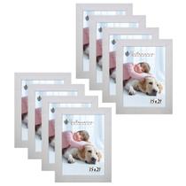 Kit 8 Molduras Porta Retrato 15X21 Branco