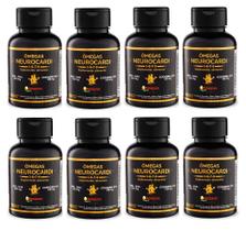Kit 8 Neurocardi Ômegas Coenzima Q10 EPA DHA 60 cps Kit 8 Neurocardi Ômegas Coenzima Q10 EPA DHA 60 cps