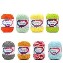 Kit 8 Novelos Linha Charme 396 Metros Circulo Crochê Kit 8 Novelos Linha Charme 396 Metros Circulo Crochê