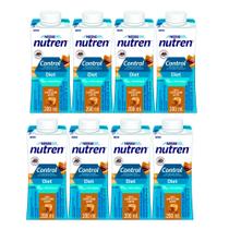 Kit 8 Nutren Control Diet com 15g de Proteínas Sabor Café com Leite 200ml