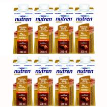 Kit 8 Nutren Senior Zero Lactose Sabor Chocolate com 16g de Proteínas 200ml