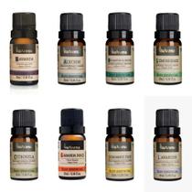 Kit 8 Óleos Essenciais Naturais Clássicos 100% Puros Via Aroma 10ml Kit 8 Óleos Essenciais Naturais Clássicos 100% Puros Via Aroma 10ml