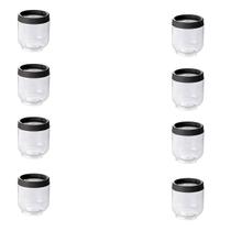 Kit 8 Organizador de Alimentos Gire e Trave Empilhável 550ML