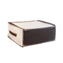 Kit 8 Organizador Guarda Roupa Multiuso Marfim Grande 60x45x30 123 Organizei