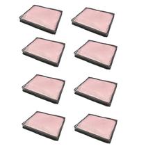 Kit 8 Organizador Para Guarda Roupas Prime Cinza Slim
