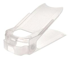 Kit 8 Organizadores de sapato com furo: sapato, saltos e tênis com regulagem de altura - Transparente