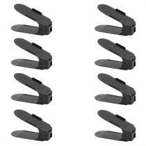 Kit 8 Organizadores de Sapato Reforçado com Regulagem Preto