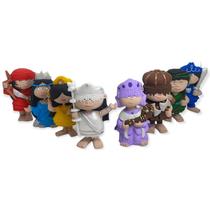 Kit 8 Orixás Coleção Baby Escultura Em Resina 10 Cm