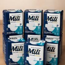Kit 8 Pacotes Fralda Geriátrica Adulto Mili Vita Care Tamanho P (80 Fraldas) Kit 8 Pacotes Fralda Geriátrica Adulto Mili Vita Care Tamanho P (80 Fraldas)