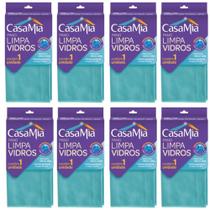 Kit 8 Panos Limpa Vidros Em Microfibra - CasaMia Kit 8 Panos Limpa Vidros Em Microfibra - CasaMia