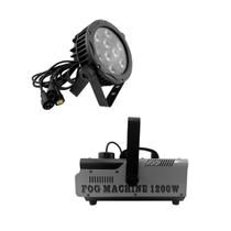 Kit 8 Par Led Outdoor Slim E Maquina De Fumaça 1200W