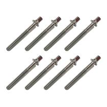 Kit 8 Parafuso Afinação De Bateria 45mm X 5mm 7/32