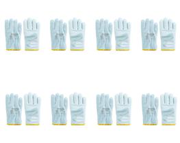 Kit 8 Pares Luva Segurança Vaqueta Mista Petroleira Ca Epi Pedreiro Construção Valcan Kit 8 Pares Luva Segurança Vaqueta Mista Petroleira Ca Epi Pedreiro Construção Valcan