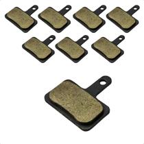 Kit 8 Pares Pastilhas de Freio a Disco Compatíveis Shimano MTB Bicicleta Alta Durabilidade Sem Mola
