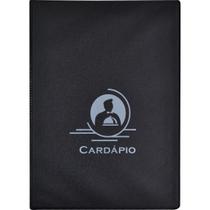 Kit 8 Pastas cardápio com 2 bolsas fixas em PVC (165x228x10mm) Kit 8 Pastas cardápio com 2 bolsas fixas em PVC (165x228x10mm)