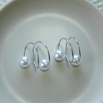 Kit 8 Pçs Anel para Guardanapo 8 Lugares Pérola Duas Voltas 4,5x4,5cm Argola Kit 8 Pçs Anel para Guardanapo 8 Lugares Pérola Duas Voltas 4,5x4,5cm Argola