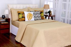 Kit 8 Pçs Cobre Leito Casal Queen Liberty com Lençol e Almofadas