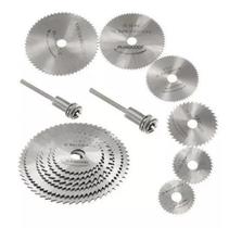 Kit 8 Pcs Disco Corte Madeira Micro Retifica Jogo Acessórios