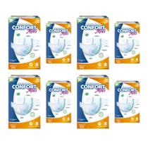 Kit 8 pct Fralda Adulto Confort Maxi G C7 Incontinência Severa Geriatrica