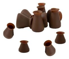 Kit 8 Pé Palito Para Moveis Cadeira Mesa 15Mm A 23Mm