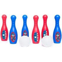 Kit 8 Peças Boliche Unicórni Jogo Infantil Diversão Educativo Estimulo Criatividade Básico