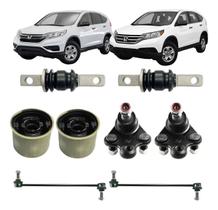 Kit 8 Peças Buchas + Pivo + Susp Diant Honda Crv 2012 A 2016