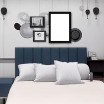 Kit 8 Peças Cabeceira Estofada Modular 60x20 Cama Queen