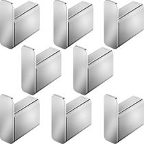 Kit 8 Peças Cabide Porta Toalha Docol Flat Cromado 00960906 Kit 8 Peças Cabide Porta Toalha Docol Flat Cromado 00960906