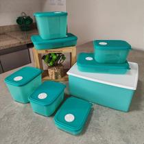 Kit 8 Peças Freezertime Cristalino Tupperware