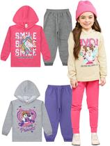 Kit 8 Peças Moletom Infantil Menina 4 Conjuntos De Inverno Feminino