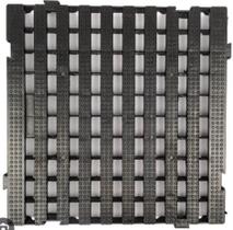 Kit 8 Peças Pallet de Plástico Preto tipo Estrado 4,5x50x50