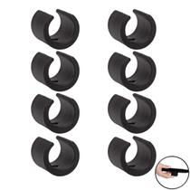 Kit 8 Peças Proteção Para Pés Cadeiras 22,22mm Redondo Preto - 2307 Mor